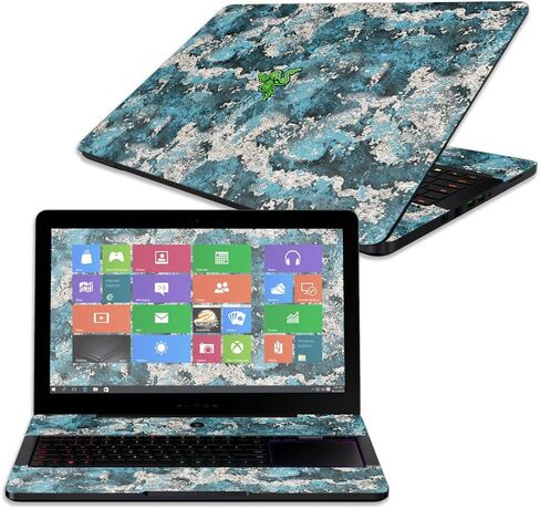 MightySkins Skin Compatible with Razer Blade Pro 17" - Artic Camo | Protective, Durable, and Unique Vinyl Decal wrap Cover | Easy to Apply, Remove, and Change Styles | Made in The USA in Saudi Arabia