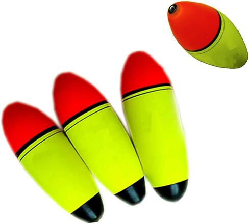 10 قطع من FASPLORE 4 مقاسات من عوامات الصيد والبوبرز تأتي مع 10 قطع من أعواد الصيد المتوهجة المطلية بالمطاط من إسفنج EVA بوزن 1 أونصة، 2/3 أونصة، 1/3 أونصة، 1/6 أونصة. in Kuwait