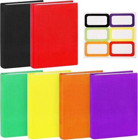 أغطية كتب BainGesk، واقي كتب بألوان الجوهرة للكتب ذات الغلاف الصلب، غطاء كتب مدرسية قابل للغسل يصل إلى 9 بوصة × 11 بوصة مع ملصق، كتاب سوكس للوازم المدرسية، مناسب للأطفال من سن 3 سنوات فما فوق in Kuwait