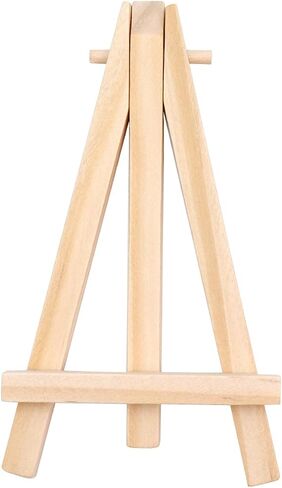 10 Pcs Wooden Easels Mini Easel Stand Small Easels for Display Tripod Cards Stand Art Craft Display Easels(5 Inch) in Saudi Arabia