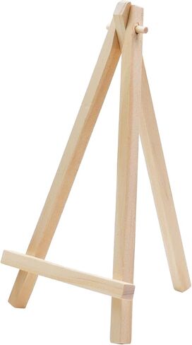 10 Pcs Wooden Easels Mini Easel Stand Small Easels for Display Tripod Cards Stand Art Craft Display Easels(5 Inch) in Saudi Arabia