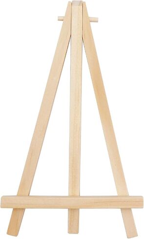 10 Pcs Wooden Easels Mini Easel Stand Small Easels for Display Tripod Cards Stand Art Craft Display Easels(5 Inch) in Saudi Arabia