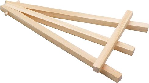 10 Pcs Wooden Easels Mini Easel Stand Small Easels for Display Tripod Cards Stand Art Craft Display Easels(5 Inch) in Saudi Arabia