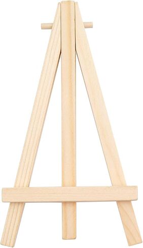 10 Pcs Wooden Easels Mini Easel Stand Small Easels for Display Tripod Cards Stand Art Craft Display Easels(5 Inch) in Saudi Arabia
