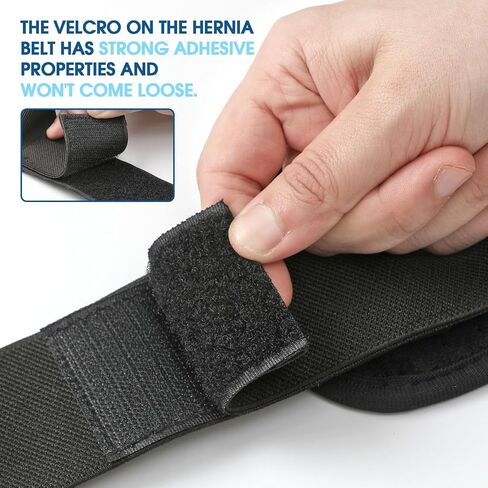 poslife Hernia Belts for Men, Inguinal Hernia Support, Adjustable Inguinal Hernia Truss, Umbilical Hernia Belt with Comfortable and Removable Compression Pads Black 1pcs (M) in Saudi Arabia