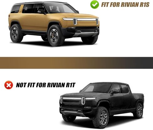 Cargo Cover for Rivian R1S Accessories - Tesmirror Retractable Cargo Cover Shade Trunk Cover Privacy Security Screen Luggage Shield Shade for 𝗥𝗶𝘃𝗶𝗮𝗻 𝗥𝟭𝗦 in Saudi Arabia