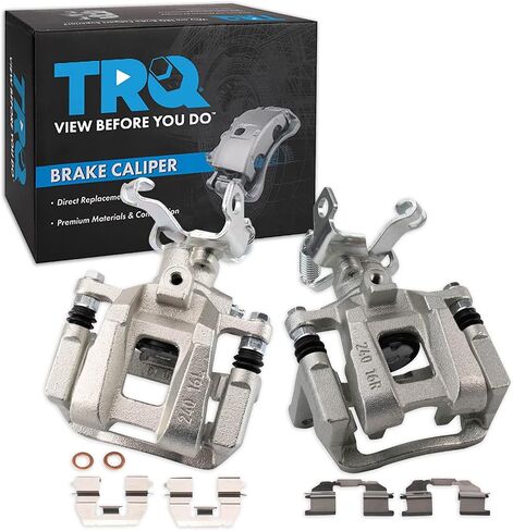 TRQ Rear Brake Caliper Set Fits 2016-2019 Chevrolet Malibu in Saudi Arabia