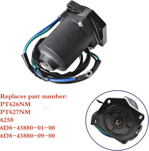 ALL-CARB Tilt Trim Motor Replacement for Yamaha Outboard 75 90 F75 F90 2005-2008 6D8-43880-01-00 6D8-43880-09-00 PT626NM PT627NM in Saudi Arabia