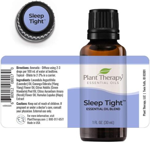 Plant Therapy Sleep Tight Essential Oil Blend 30 mL (1 oz) 100% Pure, Undiluted, Therapeutic Grade in Saudi Arabia