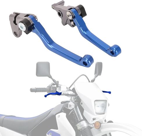 دراجة نارية دواسة فرامل عتلات محورية مجموعة قابل للتعديل باستخدام الحاسب الآلي ل DRZ400 DRZ400S DRZ400SM DRZ400E 00-23 DR250R 97-00 DR200S 15-19 الترابية دراجة الطرق غير الممهدة الأسود in Kuwait