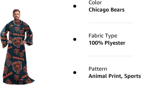 غطاء مريح من Northwest NFL Buffalo Bills Toss Silk Touch بأكمام 48 بوصة × 71 بوصة in Kuwait