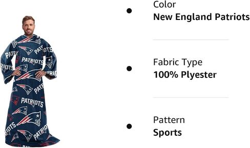 غطاء مريح من Northwest NFL Buffalo Bills Toss Silk Touch بأكمام 48 بوصة × 71 بوصة in Kuwait