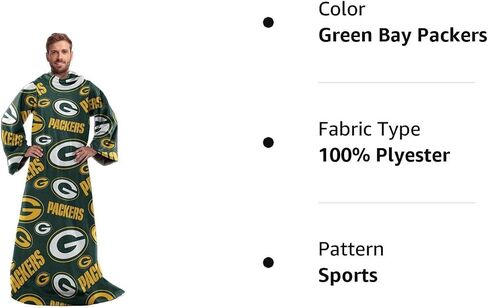 غطاء مريح من Northwest NFL Buffalo Bills Toss Silk Touch بأكمام 48 بوصة × 71 بوصة in Kuwait