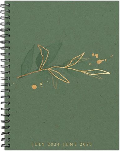 Willow Creek Press Ivy Green Academic July 2024 - June 2026 Softcover Spiral-Bound Weekly Planner (6.5" x 8.5") in Saudi Arabia