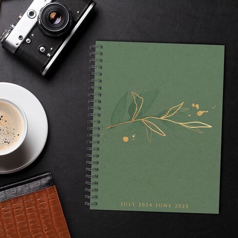Willow Creek Press Ivy Green Academic July 2024 - June 2026 Softcover Spiral-Bound Weekly Planner (6.5" x 8.5") in Saudi Arabia