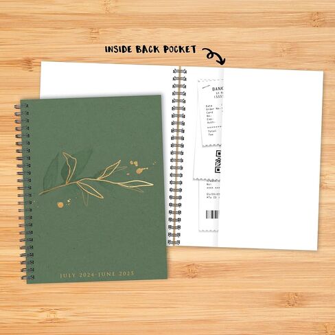 Willow Creek Press Ivy Green Academic July 2024 - June 2026 Softcover Spiral-Bound Weekly Planner (6.5" x 8.5") in Saudi Arabia