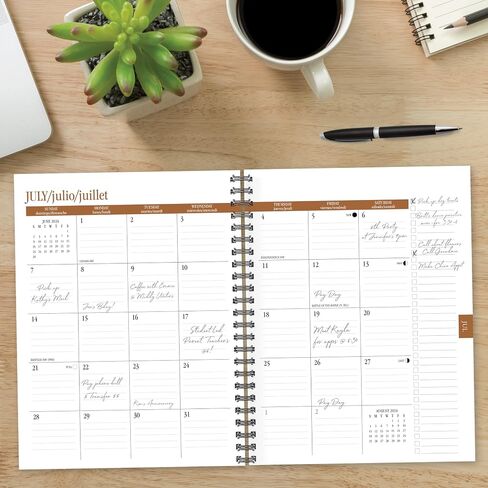 Willow Creek Press Cabana Stripe Academic July 2024 - June 2025 Softcover Spiral-Bound Weekly Planner (6.5" x 8.5") in Saudi Arabia