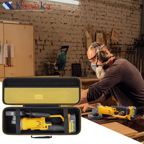 khanka Hard Travel Case Replacement for DEWALT DCG412B 20V MAX 4-1/2 Inch Angle Grinder Tool, Cordless,Case Only. in Saudi Arabia