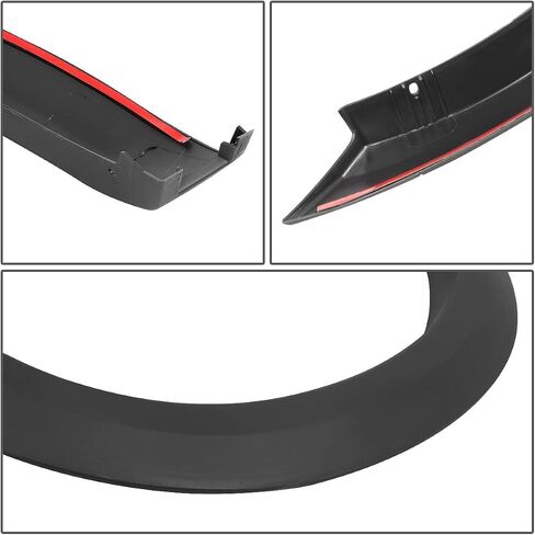 DNA MOTORING WF-81018-MBK OE Style Fender Flare Cover عجلة حامي 4 قطعة/المجموعة متوافق مع 10-18 دودج رام 2500 3500 in Saudi Arabia