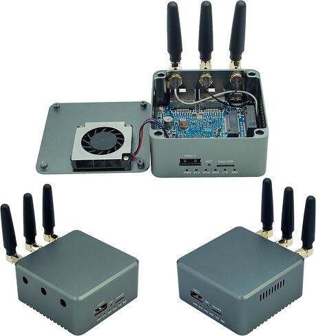 Banana Pi BPI-R3 Mini Wi-Fi 6 Open Source OpenWRT Router Board, Wireless Dual-Band Mini WiFi Router, MediaTek MT7986 (Filogic 830) CPU, Support 5X GbE and 2X 2.5GbE SFP for NAS Smart Home Gateway in Saudi Arabia