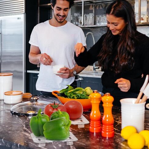 16 قطعة من رف التصريف البلاستيكي مقاس 1/6 وعاء طعام، صينية تصريف من الأكريليك الشفاف لمطبخ الفندق التجاري in Kuwait