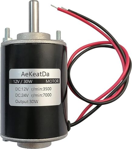 AeKeatDa محرك مغناطيسي دائم عالي السرعة بقدرة 30 وات، محرك تروس كهربائي قابل للعكس 12 فولت/24 فولت in Kuwait