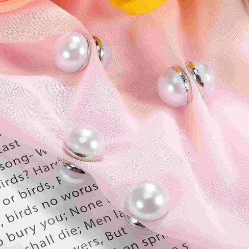 Bridal Wedding Veil Weights 12 Sets Magnetic Double-sided Pearls With Gift Box Secures Long Veils for Outdoor Weddings Elegant Brides Veil Accessories Muslim Scarves in Saudi Arabia