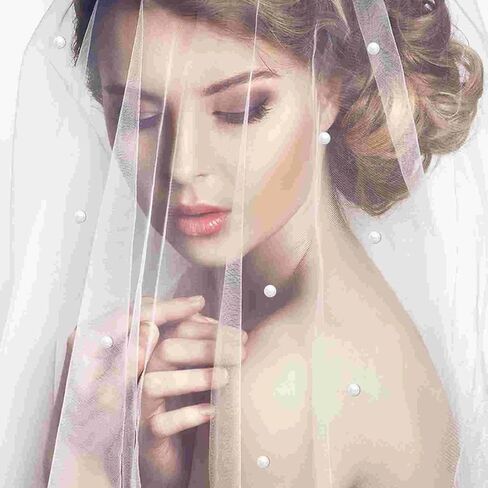 Bridal Wedding Veil Weights 12 Sets Magnetic Double-sided Pearls With Gift Box Secures Long Veils for Outdoor Weddings Elegant Brides Veil Accessories Muslim Scarves in Saudi Arabia