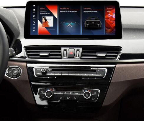12.3 بوصة 8 + 128 جيجابايت Android13 شاشة ترقية عرض 4G LTE مشغل وسائط متعددة لاسلكي CarPlay نظام تحديد المواقع والملاحة لسيارات BMW X1 F48 (2016-2017) NBT in Kuwait
