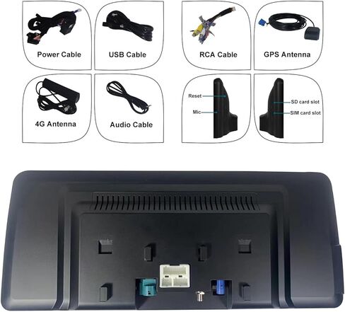 12.3 بوصة 8 + 128 جيجابايت Android13 شاشة ترقية عرض 4G LTE مشغل وسائط متعددة لاسلكي CarPlay نظام تحديد المواقع والملاحة لسيارات BMW X1 F48 (2016-2017) NBT in Kuwait