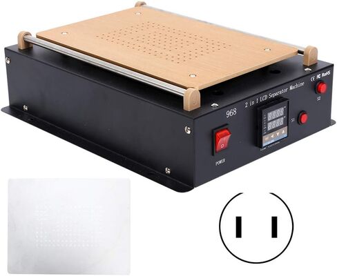 آلة فصل شاشة LCD من Eboxer، آلة فصل إصلاح الشاشة، فاصل إزالة شاشة LCD تعمل باللمس، مضخة تفريغ مدمجة، لشاشة LCD للهاتف مقاس 14 بوصة وأقل in Kuwait