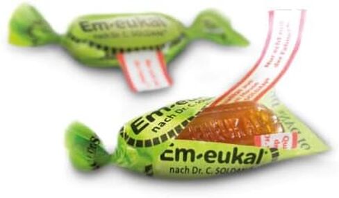 Soothing Eucalyptus Symphony: Dr. Soldan's Em-Eukal Lozenges (50g) - Cool Relief for Cough & Throat, Naturally! in Saudi Arabia