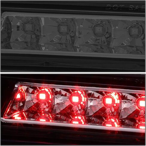 DNA MOTORING 3BL-HRID06-LED-RD عدسة حمراء LED ضوء الفرامل الذيل الثالث [متوافق مع 06-14 Honda Ridgeline] in Saudi Arabia