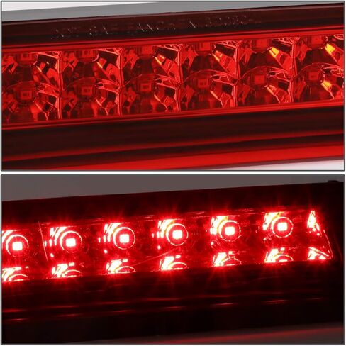 DNA MOTORING 3BL-HRID06-LED-RD عدسة حمراء LED ضوء الفرامل الذيل الثالث [متوافق مع 06-14 Honda Ridgeline] in Kuwait