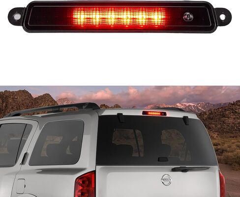 HAKA TOUGH LED Third Brake Light for Nissan Armada 2005-2015 Accessories,Smoked High Mount Rear Third Tail Lights for Infiniti 2004-2010 QX56,Replace OEM#26590-7S000. in Saudi Arabia