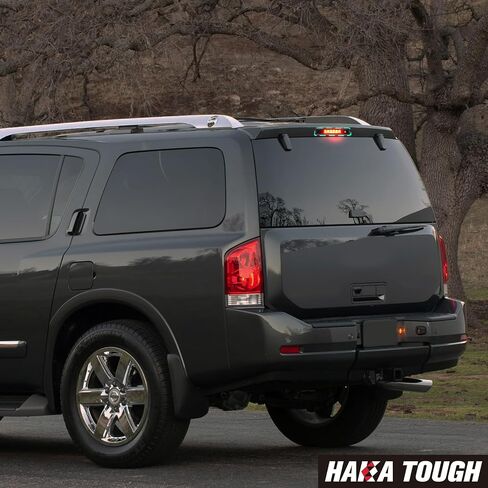 HAKA TOUGH LED Third Brake Light for Nissan Armada 2005-2015 Accessories,Smoked High Mount Rear Third Tail Lights for Infiniti 2004-2010 QX56,Replace OEM#26590-7S000. in Saudi Arabia