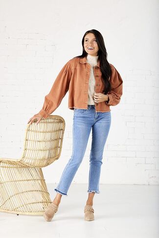 Mud Pie Florence Womens Denim Jacket in Saudi Arabia