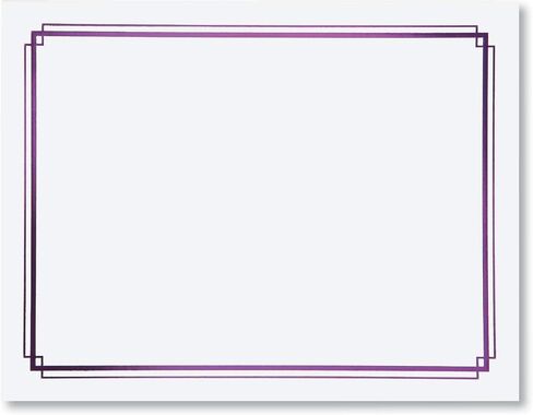 PaperDirect Foil Elegance Specialty Certificates, 50 Sheets of 38lb White Paper, 8½" x 11", Double Silver Foil Border, Perfect for Awards, Students, Employees, Volunteers, Course Completion, Diplomas in Saudi Arabia