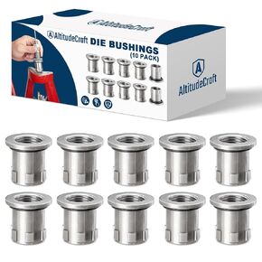 Die Bushings, Quick Change Bushing System with Press Bushing for Reloading, Compatible with Hornady Single-Stage Press and Progressive Press, 10 Pack in Saudi Arabia