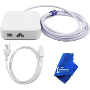143w Power Adapter w/Ethernet A2290 for iMac (24 inch M1/M3/M4) A2280 A2439 A2438 A2873 A2874 A3137 A3247 US Power Cord Cable 923-05141 661-18541 661-46770 (Purple w/Ethernet) in Saudi Arabia