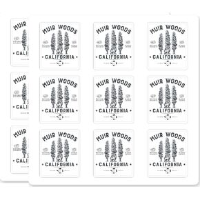 Muir Woods National Monument California Redwood Park Bear Vintage Marin County 1908 Preserve Protect Waterproof 18 Pack 2 Inch Vinyl Decal Sticker in Saudi Arabia