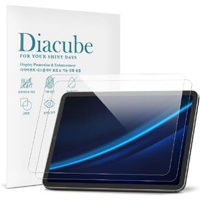 2-Pack 6H PET Screen Protector with Glass Coating for Lenovo Tab M10 Plus 3rd Gen 10.6" 2022, HD Clear, Anti Blue Light [Anti Scratch] [Unbreakable] [Anti Bubble] Easy Installation in Saudi Arabia