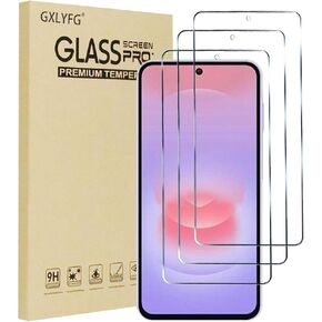 3 Pack Tempered Glass Screen Protectors Compatible with Samsung Galaxy A27 5G, Anti Scratch, Bubble Free, 9H Hardness in Saudi Arabia