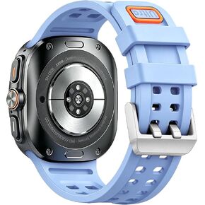 Marine Sport Band Compatible with Samsung Galaxy Watch Ultra 2/Ultra(2026/2025/2024), Breathable Ocean Silicone Waterproof Wristband Replacement Strap for Women Men in Saudi Arabia