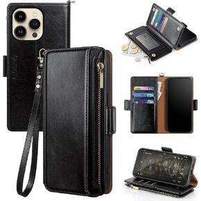 Antsturdy Compatible with MagSafe iPhone 13 Pro Wallet Case,Wine Red in Saudi Arabia