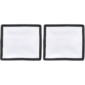 2pcs 2pcs Flash Diffuser Cap for Square Head Overhead Lamp 15x17cm in Kuwait