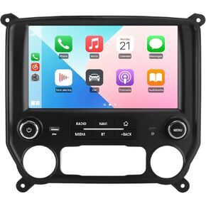 Junsun 8 Core Car Radio Stereo for Chevy Silverado GMC Sierra 2014-2018 with Wireless CarPlay Android Auto WiFi FM Bluetooth GPS Navigation【4+64G 】 in Saudi Arabia
