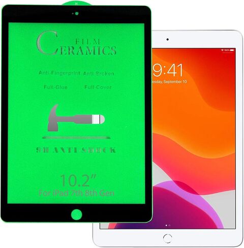 KIQ Ceramic Screen Protector for iPad 8th 7th Generation Compatible (10.2 Inch iPad 8/7 gen 2020 2019) in Saudi Arabia