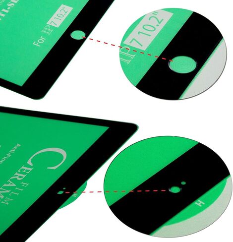 KIQ Ceramic Screen Protector for iPad 8th 7th Generation Compatible (10.2 Inch iPad 8/7 gen 2020 2019) in Saudi Arabia