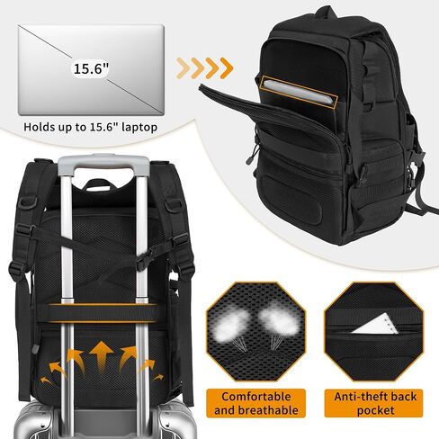 TORIBIO Camera Tactical Backpack Bag for DSLR/SLR/Mirrorless Photography in Saudi Arabia